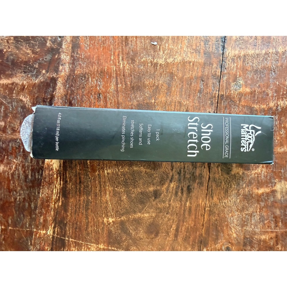 FootMatters Shoe Stretch 4oz Clear Good Professional Leather Softener Spray